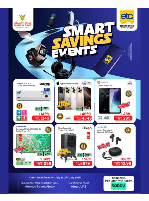 Smart Savings Events