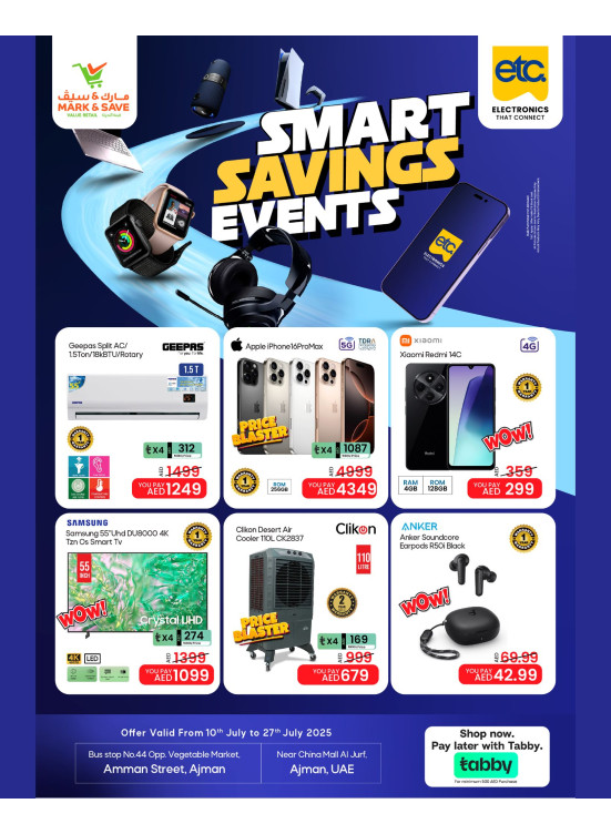 Smart Savings Events