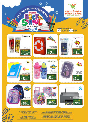 Back To School Offers