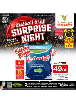 Surprise Night Deals