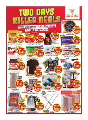 2 Days Killer Deals - Fahaheel & Jleeb Al Shayoukh