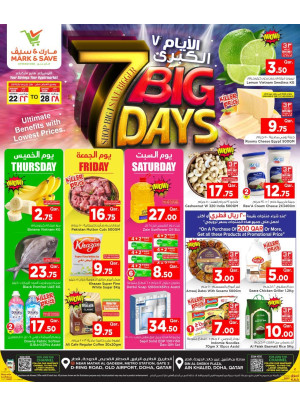 7 Big Days of Savings Offers