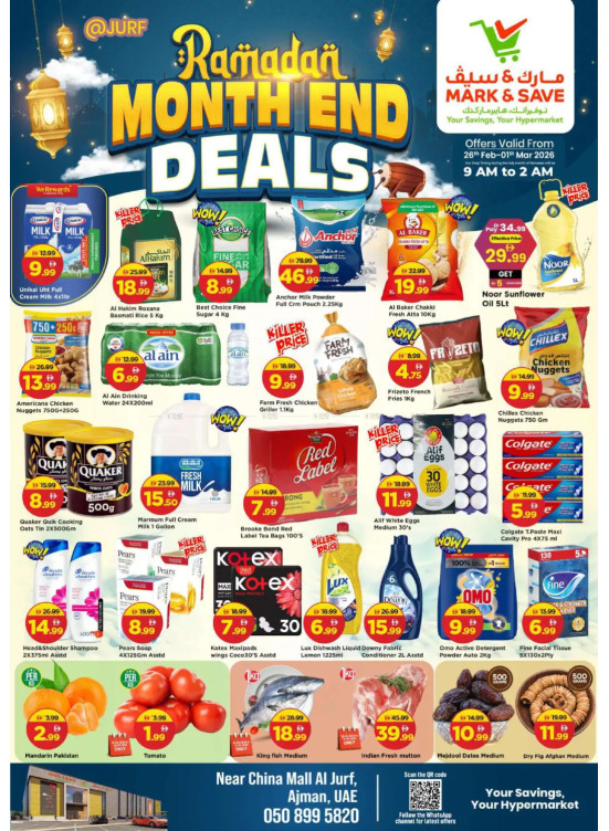 Month-End Deals - Al Jurf, Ajman