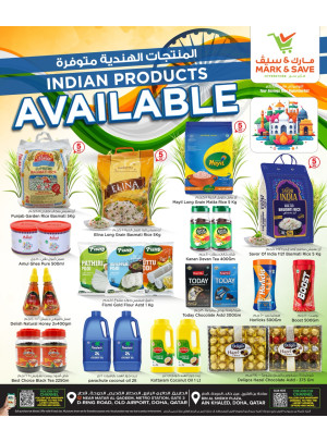 Indian Products Available