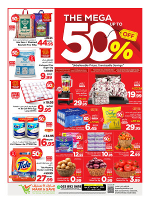 The Mega Deals Up to 50% Off - Al Khobar