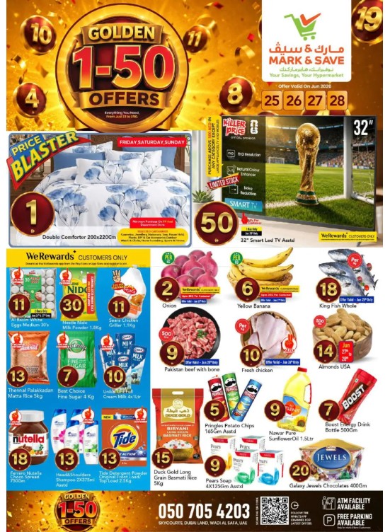 Golden 1-50 Offers - Wadi Al Safa, Dubai
