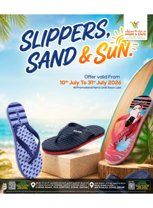 Slippers, Sand & Sun Deals