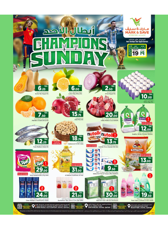 Champions Sunday Deals