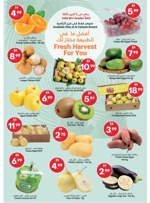 Fresh Harvest For You