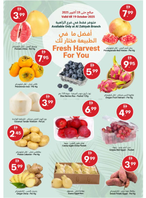 Fresh Harvest For You