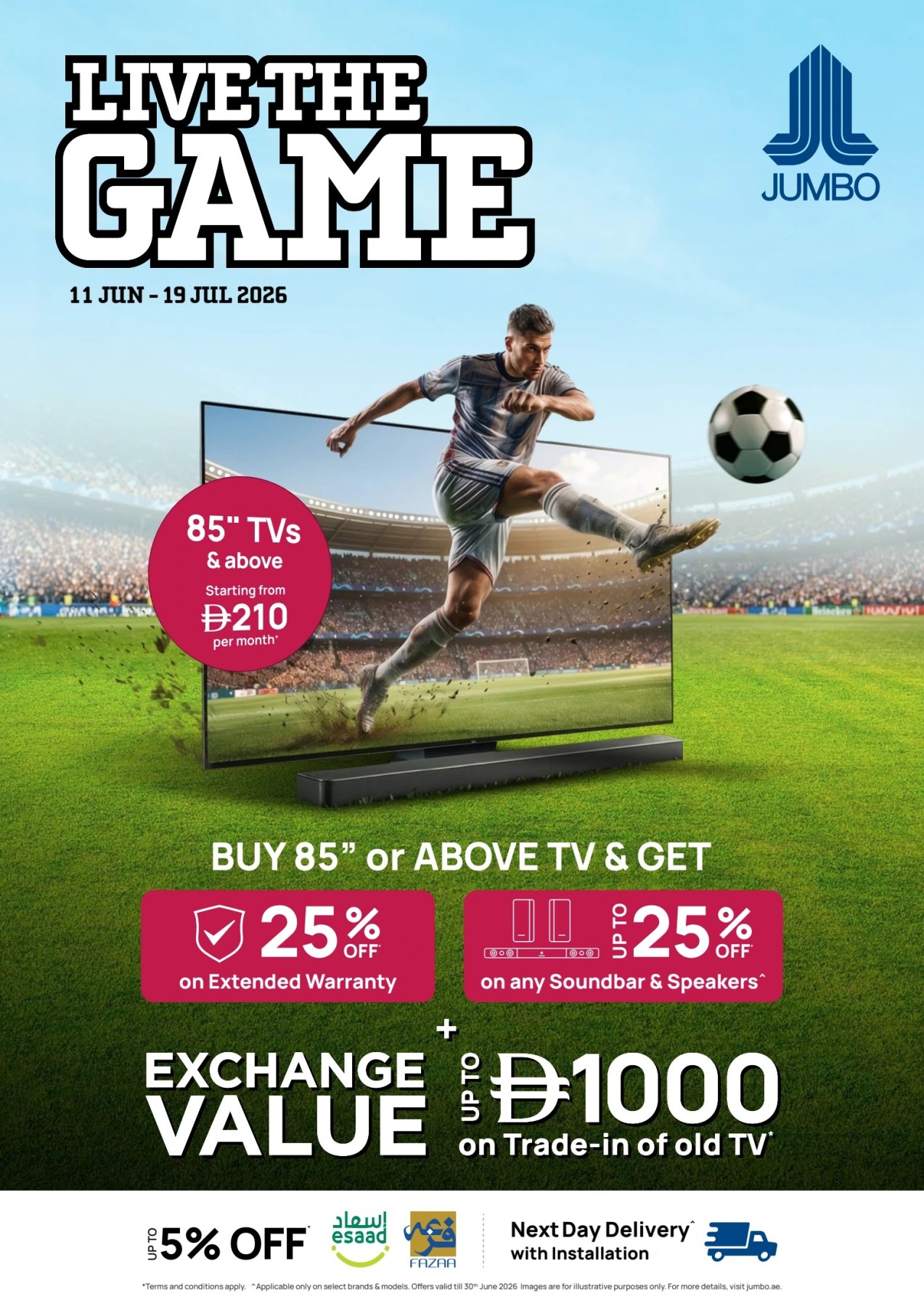 Latest offers from Jumbo in UAE