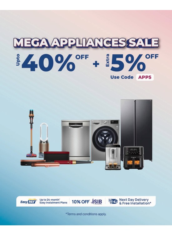 Mega Appliances Sale