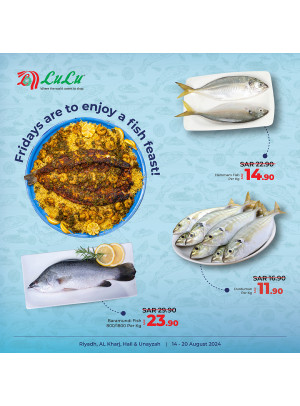 Fresh Fish Deals - Riyadh, Hail, Al Kharj & Unayzah