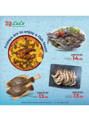 Fresh Fish Deals - Jeddah, Tabuk, Yanbu and Khamis Mushait