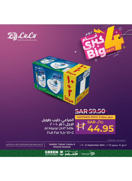 4 Big Days Offers, Vol 2 - Jeddah, Tabuk, Yanbu & Khamis Mushait