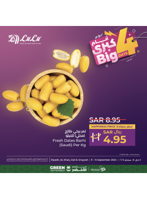 4 Big Days Offers, Vol 3 - Riyadh, Hail, Al Kharj & Unayzah