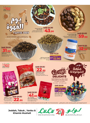 Chocolate & Coffee Delights - Jeddah, Tabuk, Yanbu & Khamis Mushait