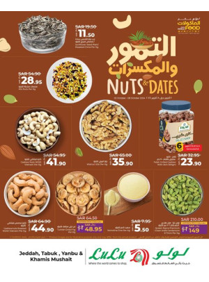 Nuts & Dates - Jeddah, Tabuk, Yanbu & Khamis Mushait