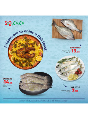 Fish Deals - Jeddah, Tabuk, Yanbu & Khamis Mushait