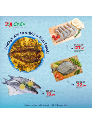 Fish Deals - Riyadh, Al Kharj, Al Hail & Unizah