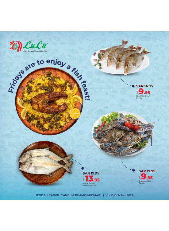 Fish Deals - Jeddah, Tabuk, Yanbu & Khamis Mushait