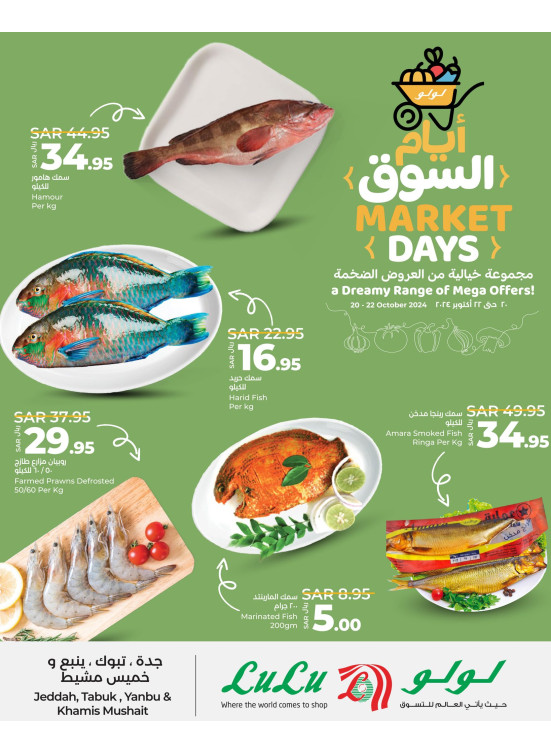 Market Days - Jeddah, Tabuk, Yanbu & Khamis Mushait