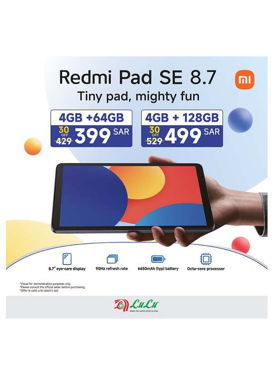 Available Now - Redmi Pad SE 8.7
