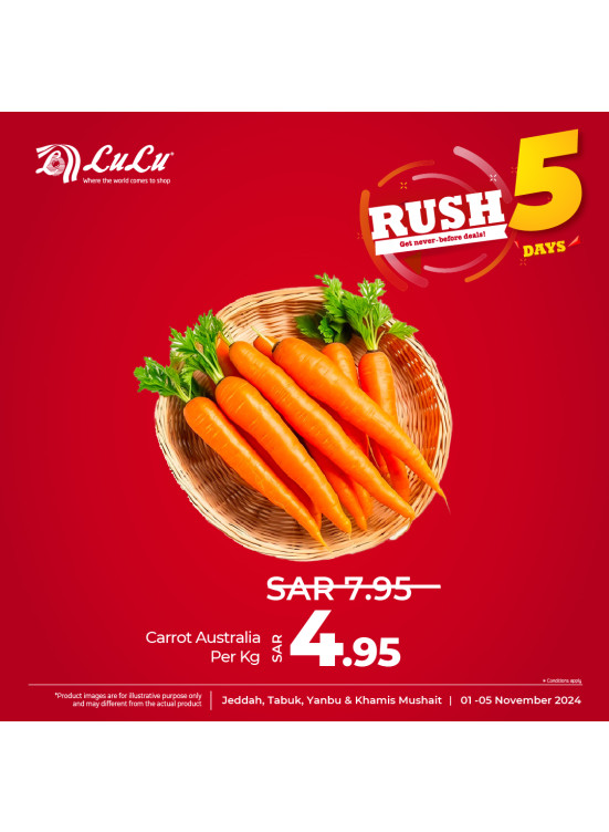 5 Rush Days Deals, Vol 7 - Jeddah, Tabuk, Yanbu & Khamis Mushait