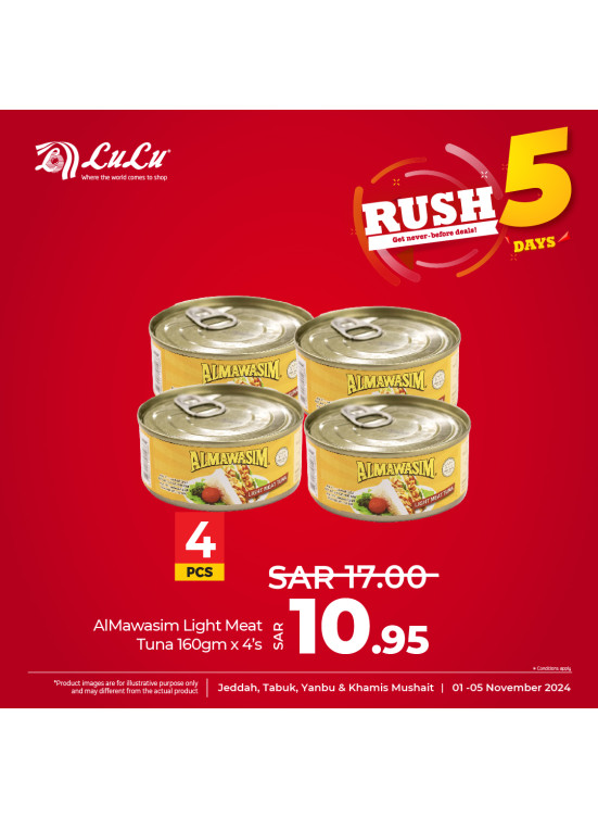 5 Rush Days Deals, Vol 10 - Jeddah, Tabuk, Yanbu & Khamis Mushait