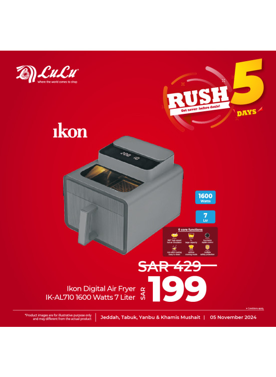 5 Rush Days Deals, Vol 12 - Jeddah, Tabuk, Yanbu & Khamis Mushait