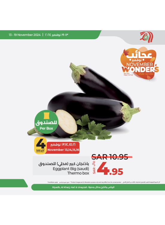 November Wonders Deals, Vol 4 - Riyadh, Hail, Al Kharj & Unaizah
