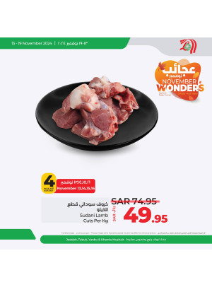 November Wonders Deals, Vol 5 - Jeddah, Tabuk, Yanbu & Khamis Mushait