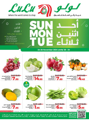 Sun, Mon & Tue Fresh Deals - Eastern Province