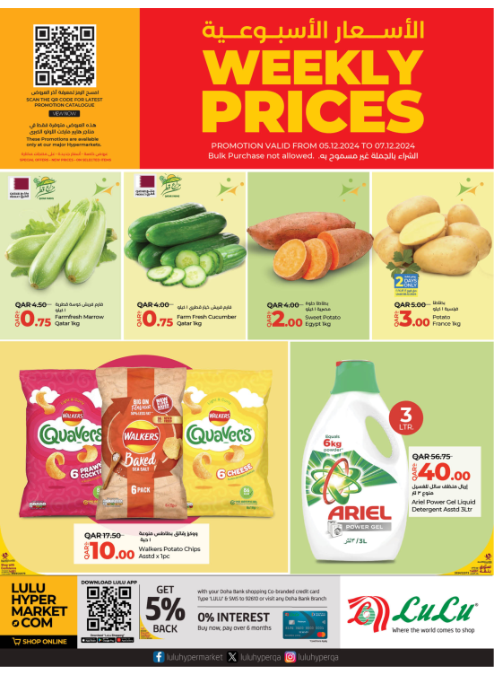 Weekly Prices