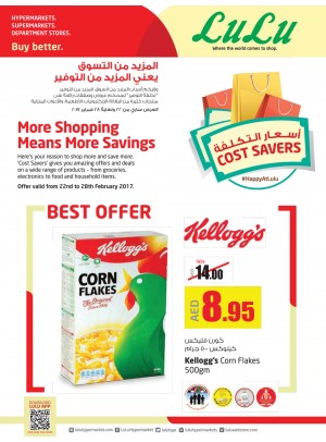 More Shopping Means More Savings