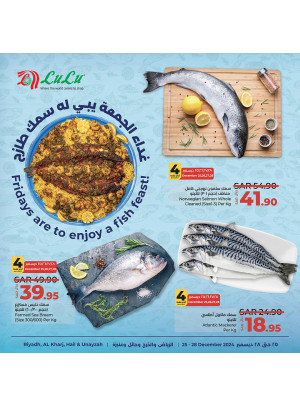 Fish Deals - Riyadh, Al Kharj, Hail & Unizah