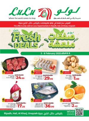 Fresh Deals - Riyadh, Hail, Al Kharj & Unayzah