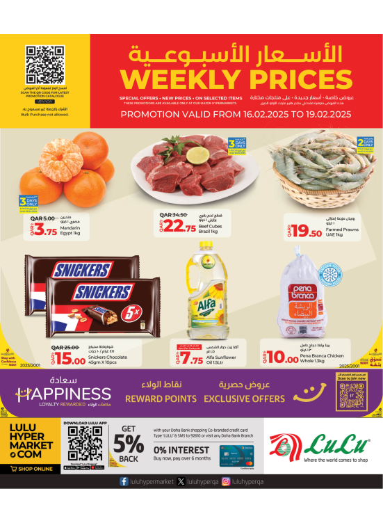 Weekly Prices