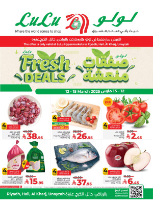 Fresh Deals - Riyadh, Hail, Al Kharj & Unayzah