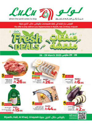 Fresh Deals - Riyadh, Hail, Al Kharj & Unayzah