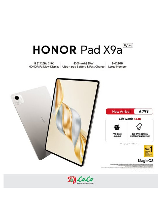 Pre-Order Now - HONOR Pad X9a