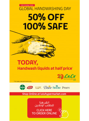 Global Handwashing Day - 50% Off
