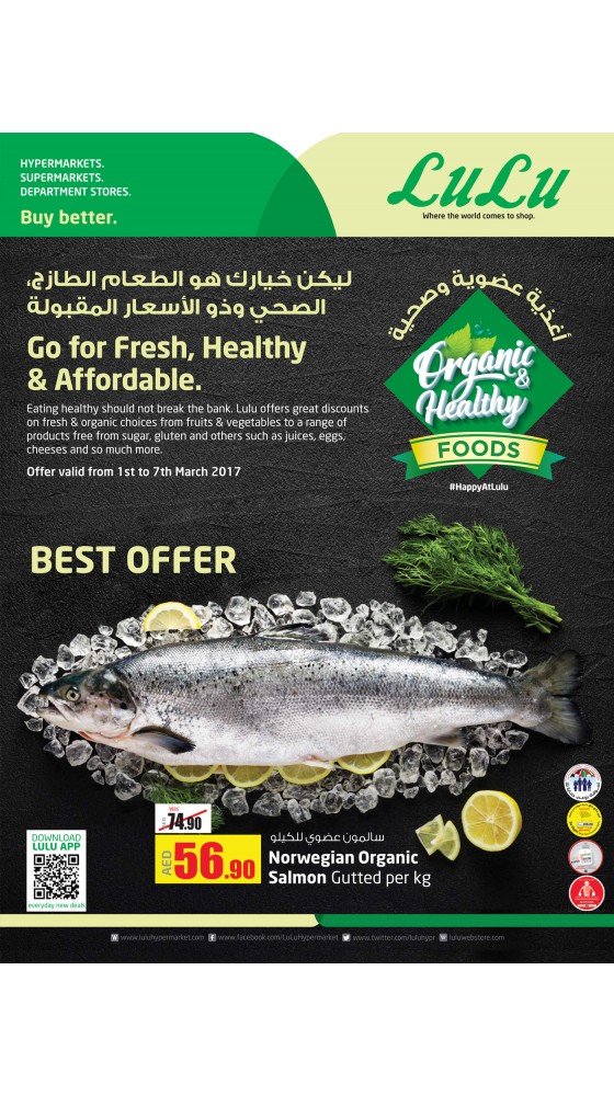 Organic and Healthy foods