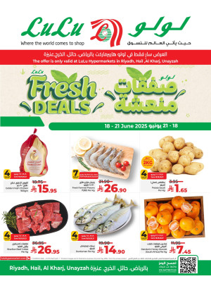 Fresh Deals - Riyadh, Hail, Al Kharj & Unayzah