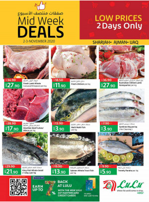 Midweek Deals - Sharjah, Ajman & UAQ