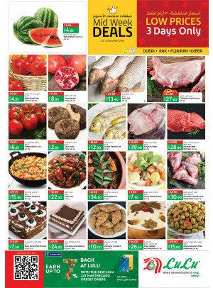 Midweek Deals - Dubai, RAK, Fujairah & Dibba