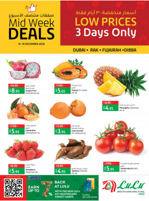 Midweek Deals - Dubai, RAK, Fujairah & Dibba