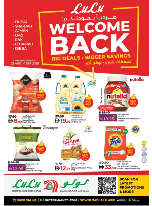 Welcome Back - Dubai & Northern Emirates