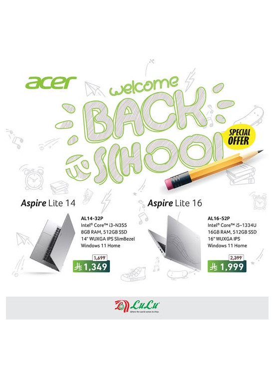 Back to School Offers