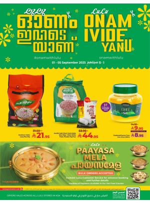 Onam Offers